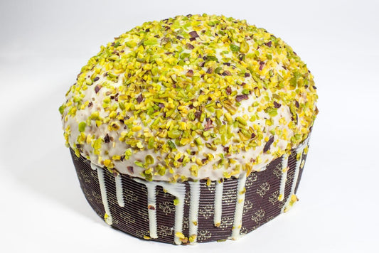 Panettone con crema al Pistacchio